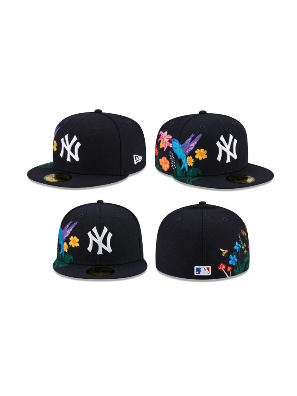 New Era 59FIFTY New York Yankees Blooming Navy Fitted Hat